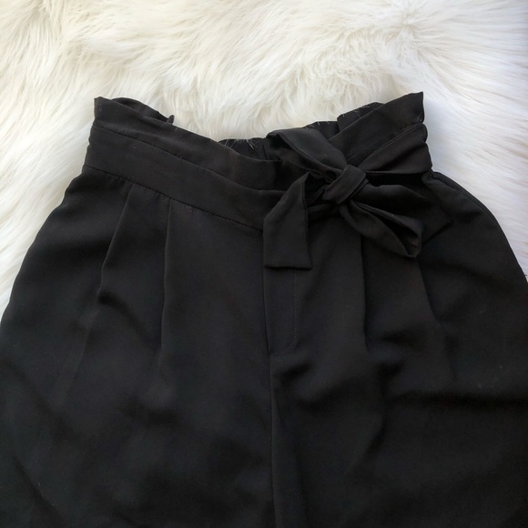 Zara Ankle Wide Leg Side Bow Culottes Pants - Picture 6 of 8